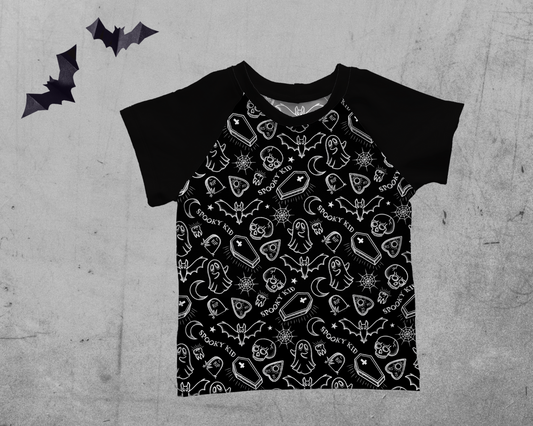 Women -  Raglan T-shirts - Spooky Kid