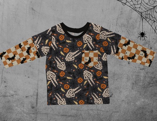 Layered T-shirt - All Hallows Eve