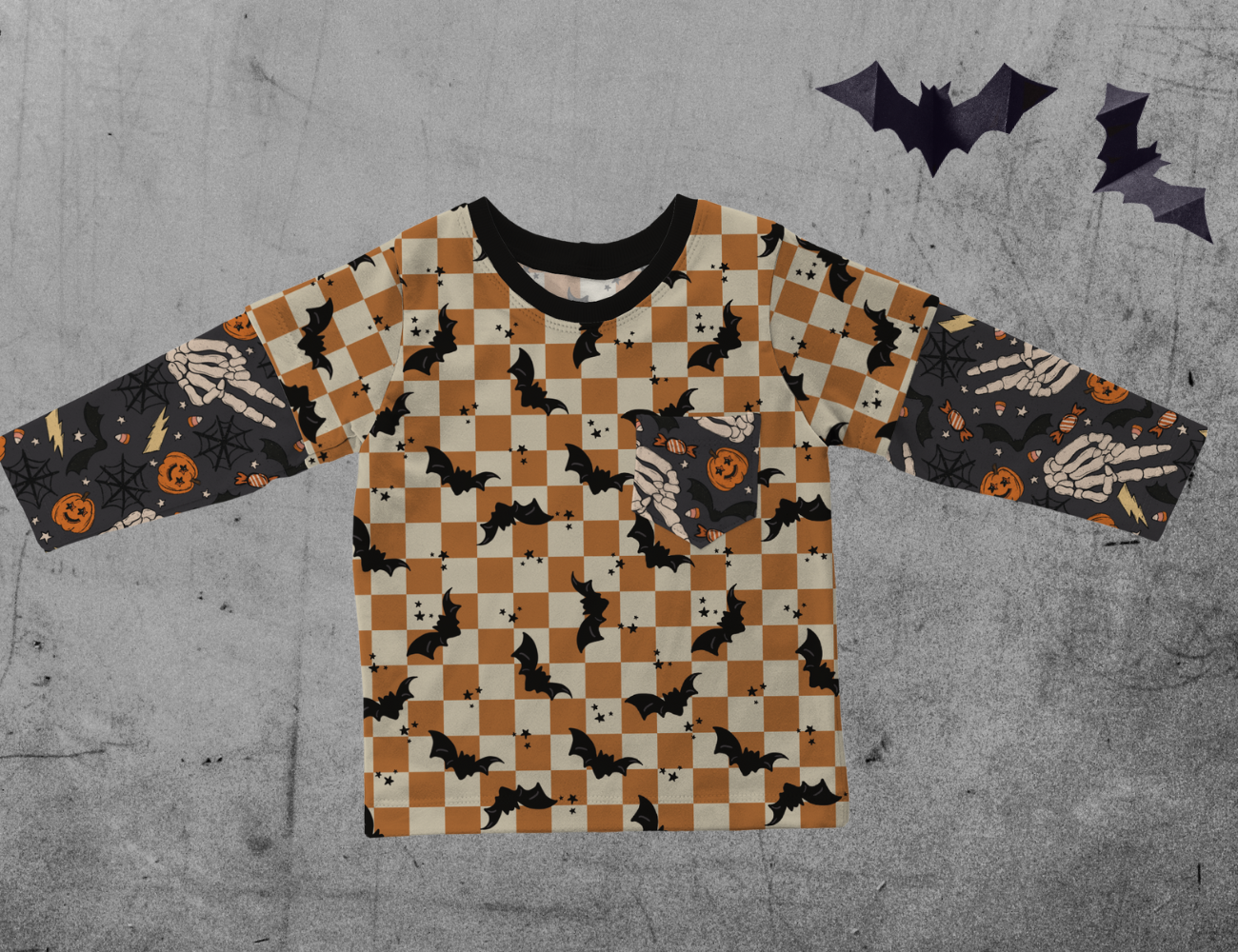 Layered T-shirt - All Hallows Eve