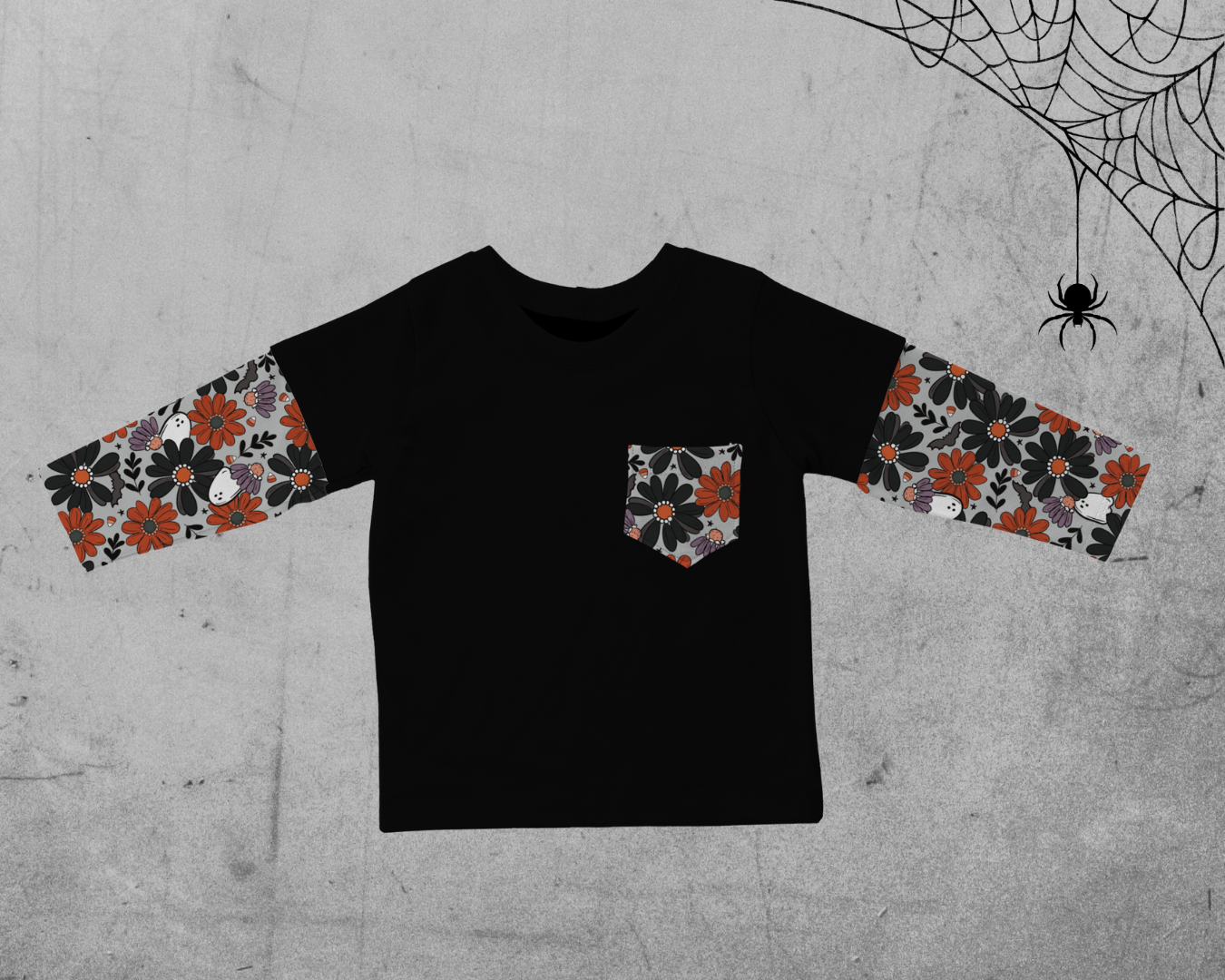 Layered T-shirt - Autumn's Bloom