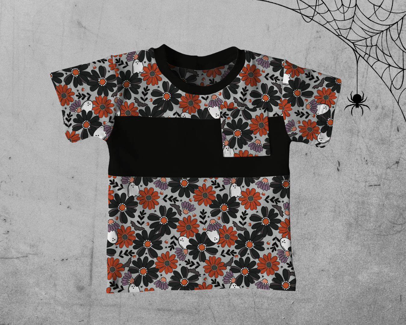 Colorblock T-shirt - Autumn's Bloom