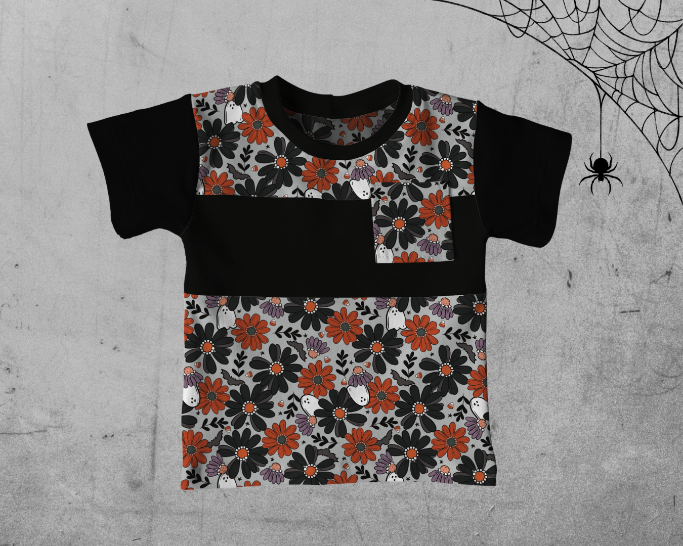 Colorblock T-shirt - Autumn's Bloom