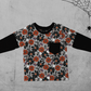Layered T-shirt - Autumn's Bloom
