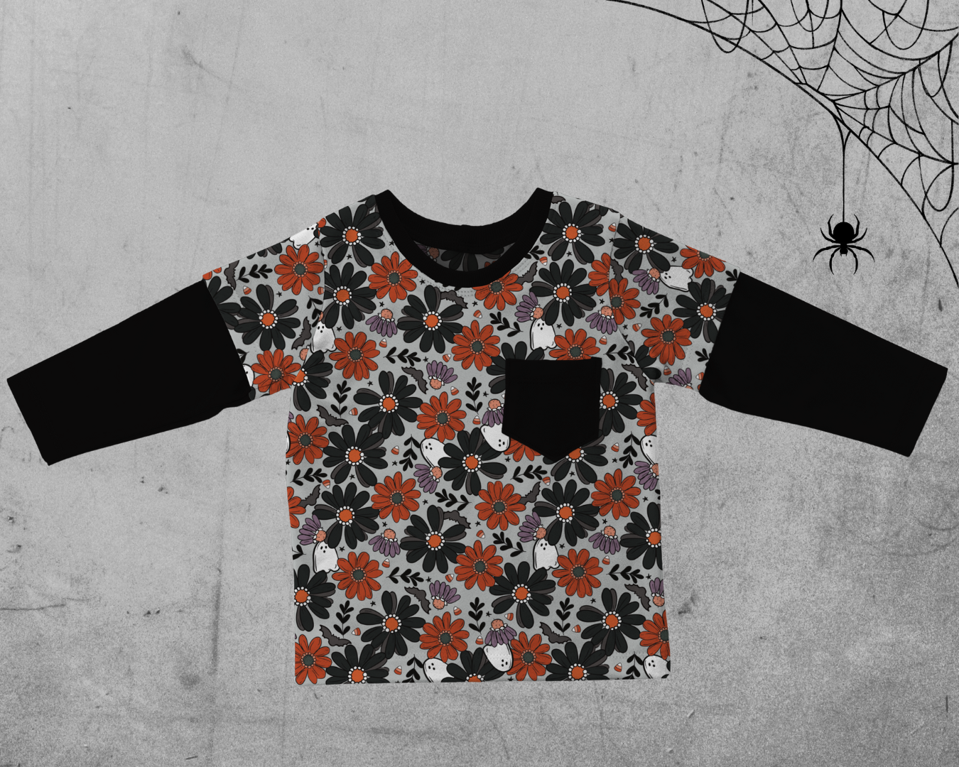 Layered T-shirt - Autumn's Bloom