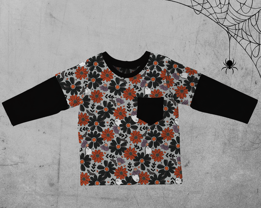 Layered T-shirt - Autumn's Bloom