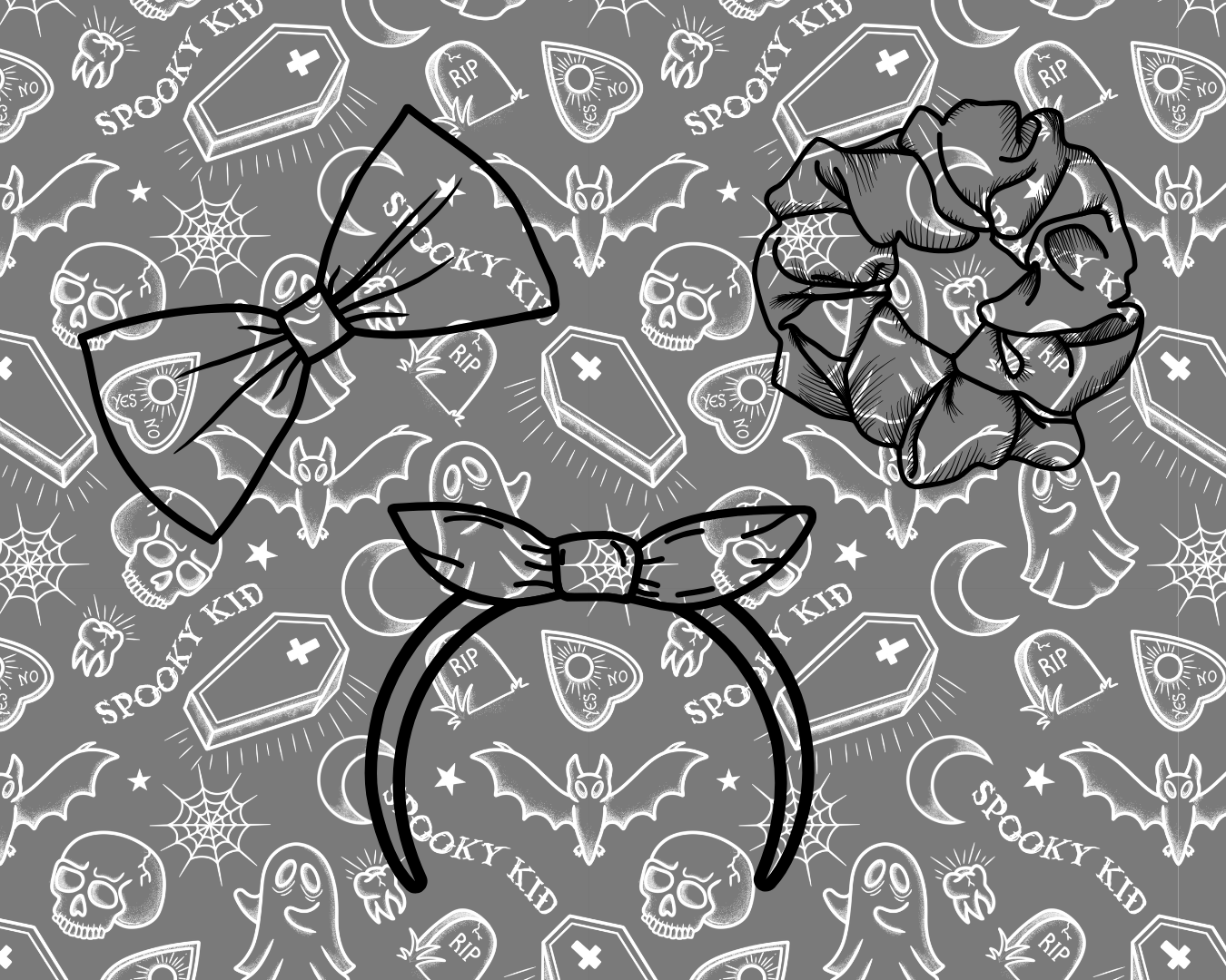 Hair Accs - Spooky Kid