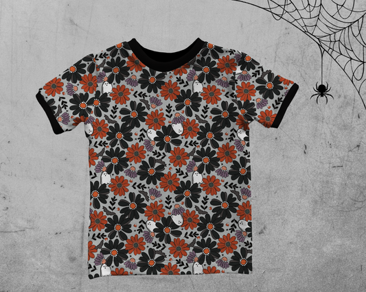 Short Sleeves T-shirt - Autumn's Bloom