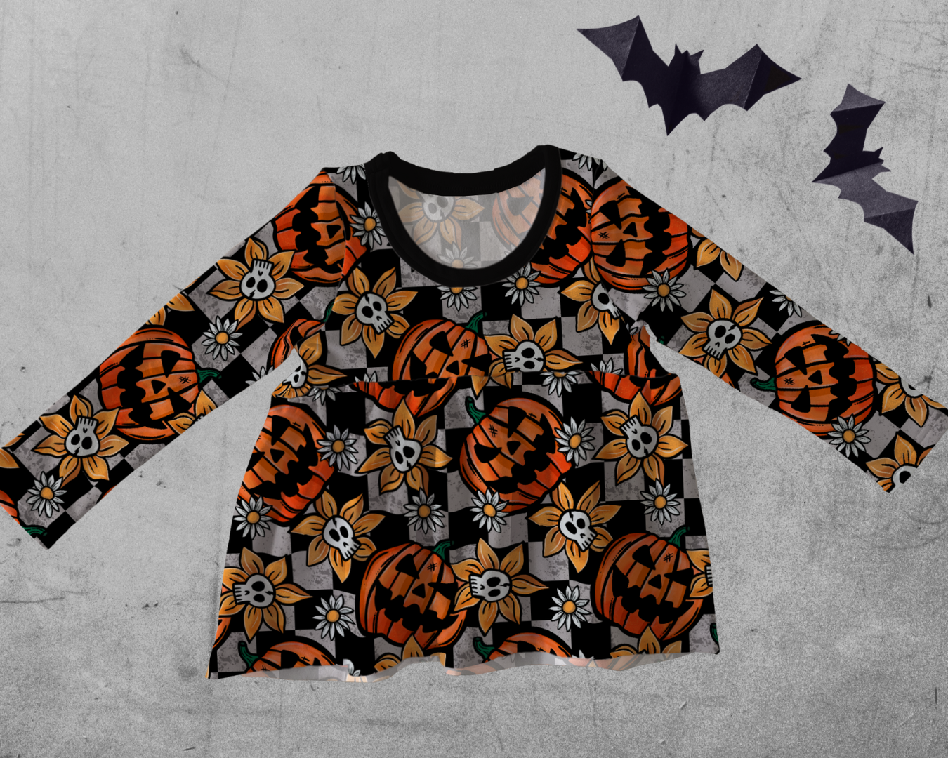 Peplum top - Pumpkin Patch