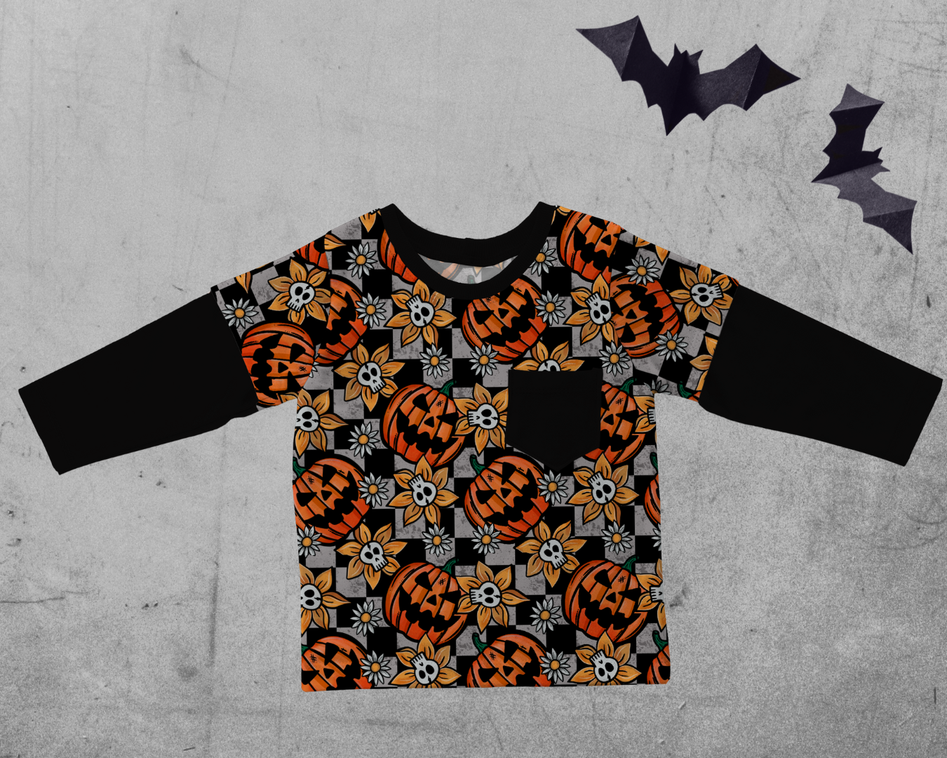 Layered T-shirt - Pumpkin Patch