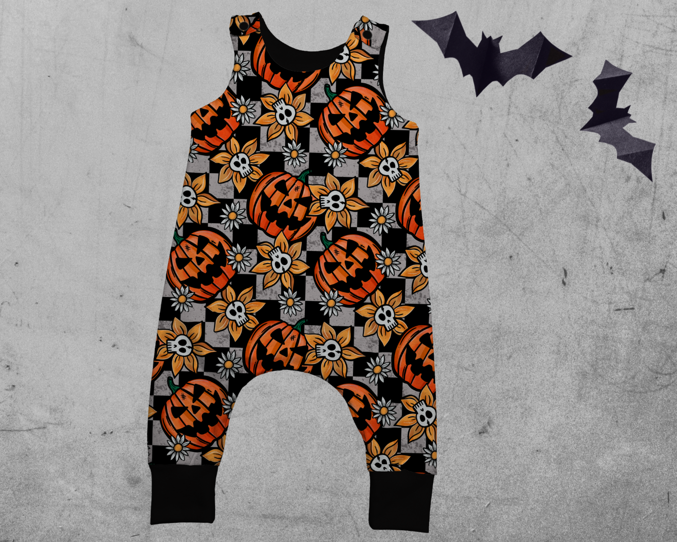 Romper long legs - Pumpkin Patch