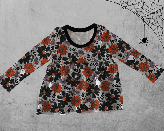 Peplum top - Autumn's Bloom