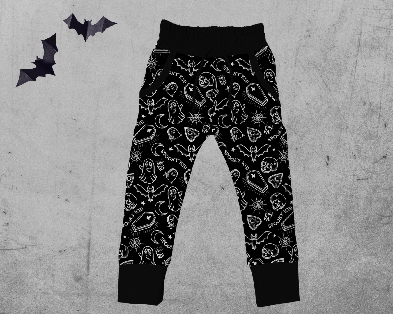 Joggers w/ Pockets - Spooky Kid