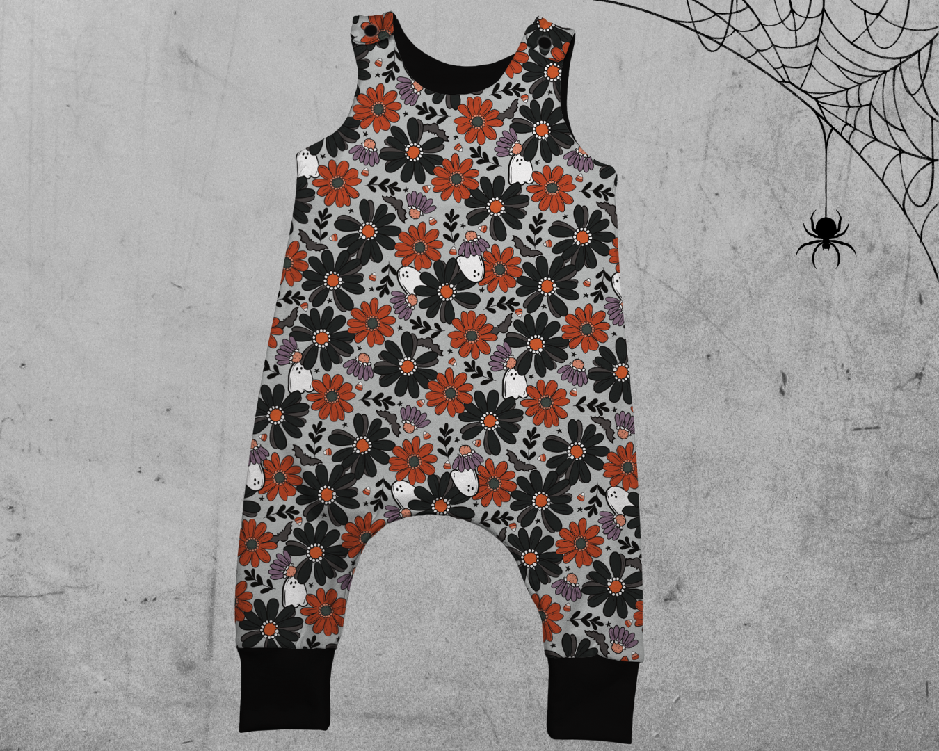 Romper long legs - Autumn's Bloom