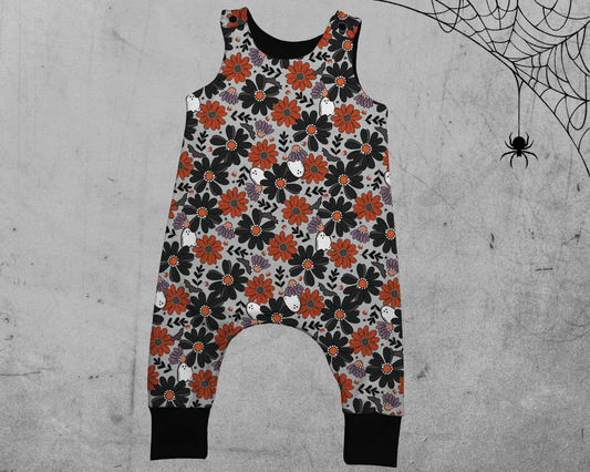Romper long legs - Autumn's Bloom
