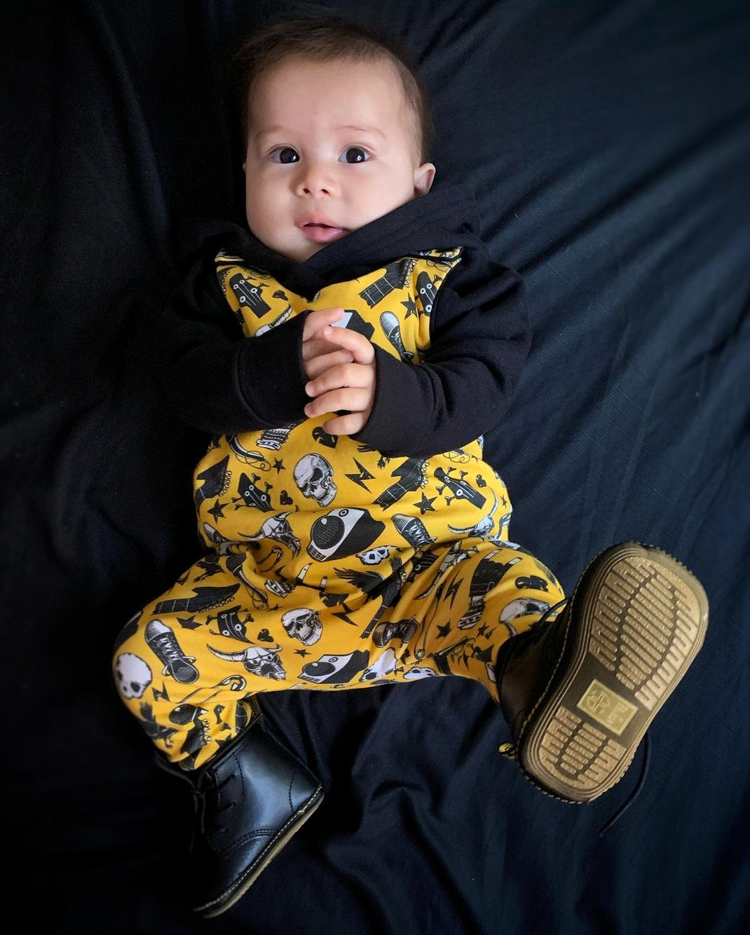 All Hallows Eve - Checkers bat - Romper