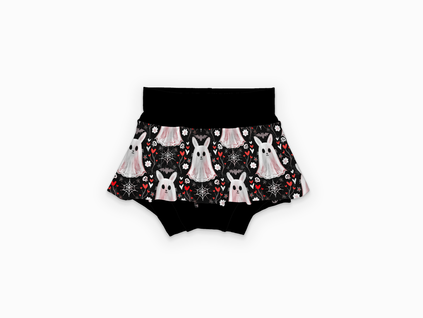 Skirted Bummies - Bunnies, bones and bloom - Boo Bunny