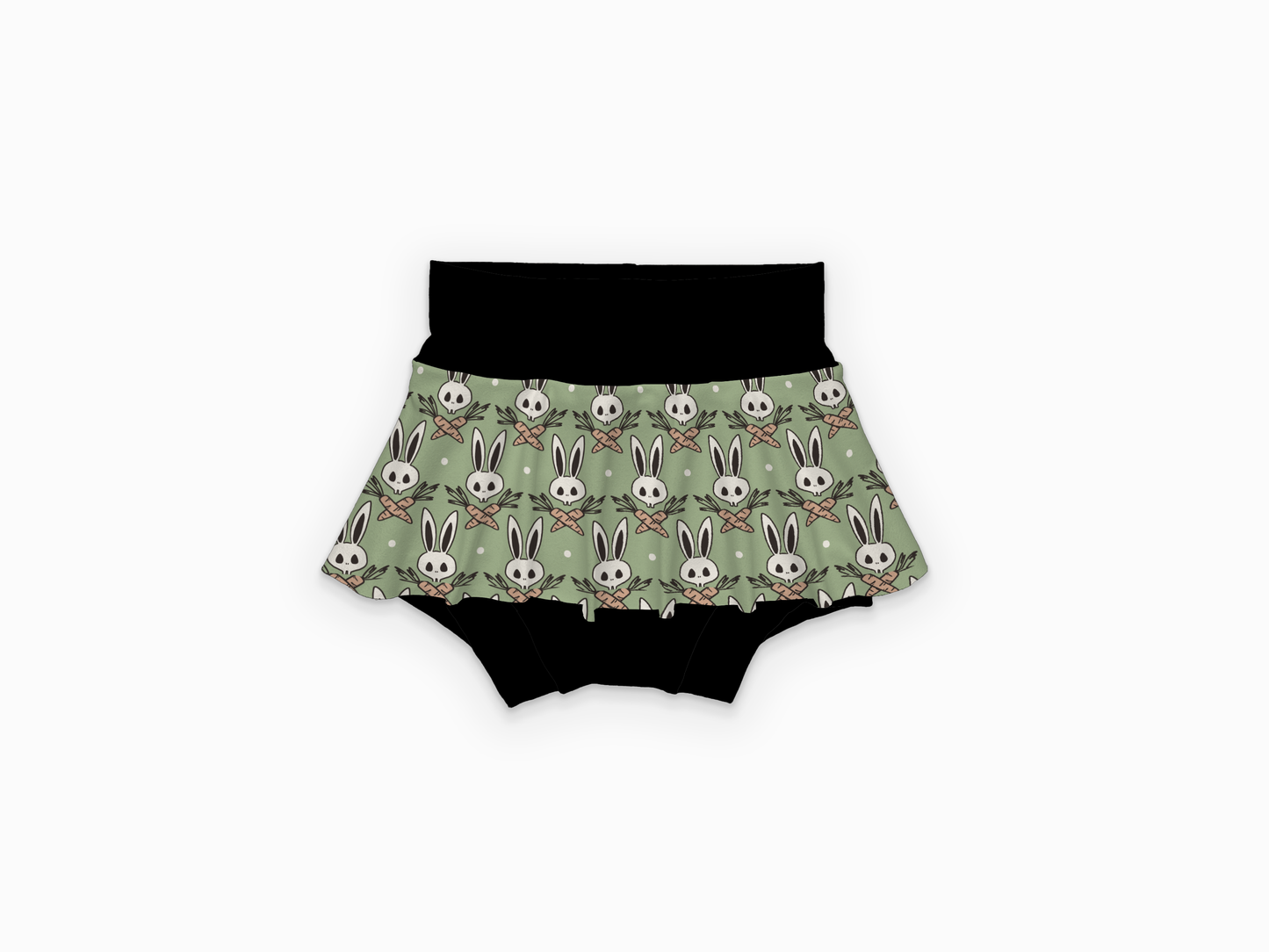 Skirted Bummies - Bunnies, bones and bloom - Carrot Crossbones