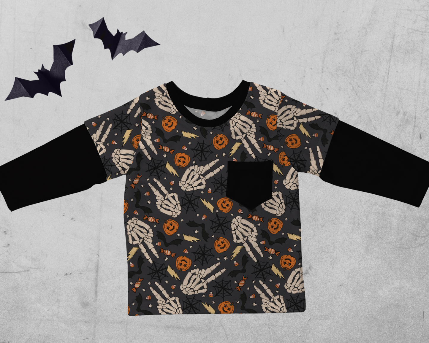 Layered T-shirt - All Hallows Eve