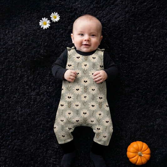 Romper long legs - Autumn Spells - Haunted daisies