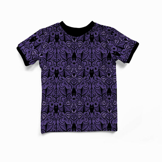 Short Sleeves T-shirt - Autumn Spells - Midnight Bats