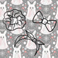 Hair Accs - Bunny, bones and bloom - Boo Bunny