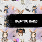 Basic leggings - Bunnies, Bones and Bloom - Haunting Hares