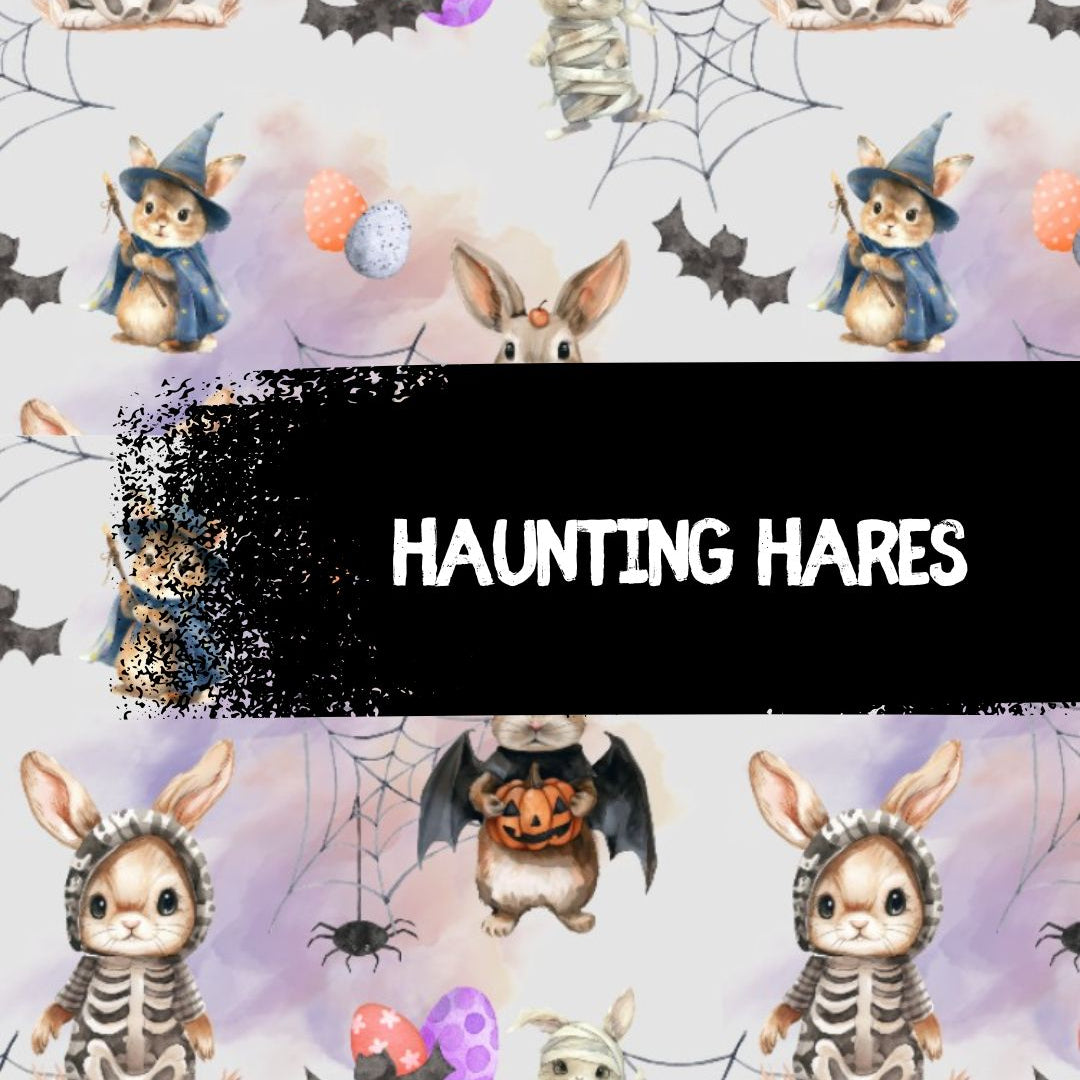 Basic leggings - Bunnies, Bones and Bloom - Haunting Hares
