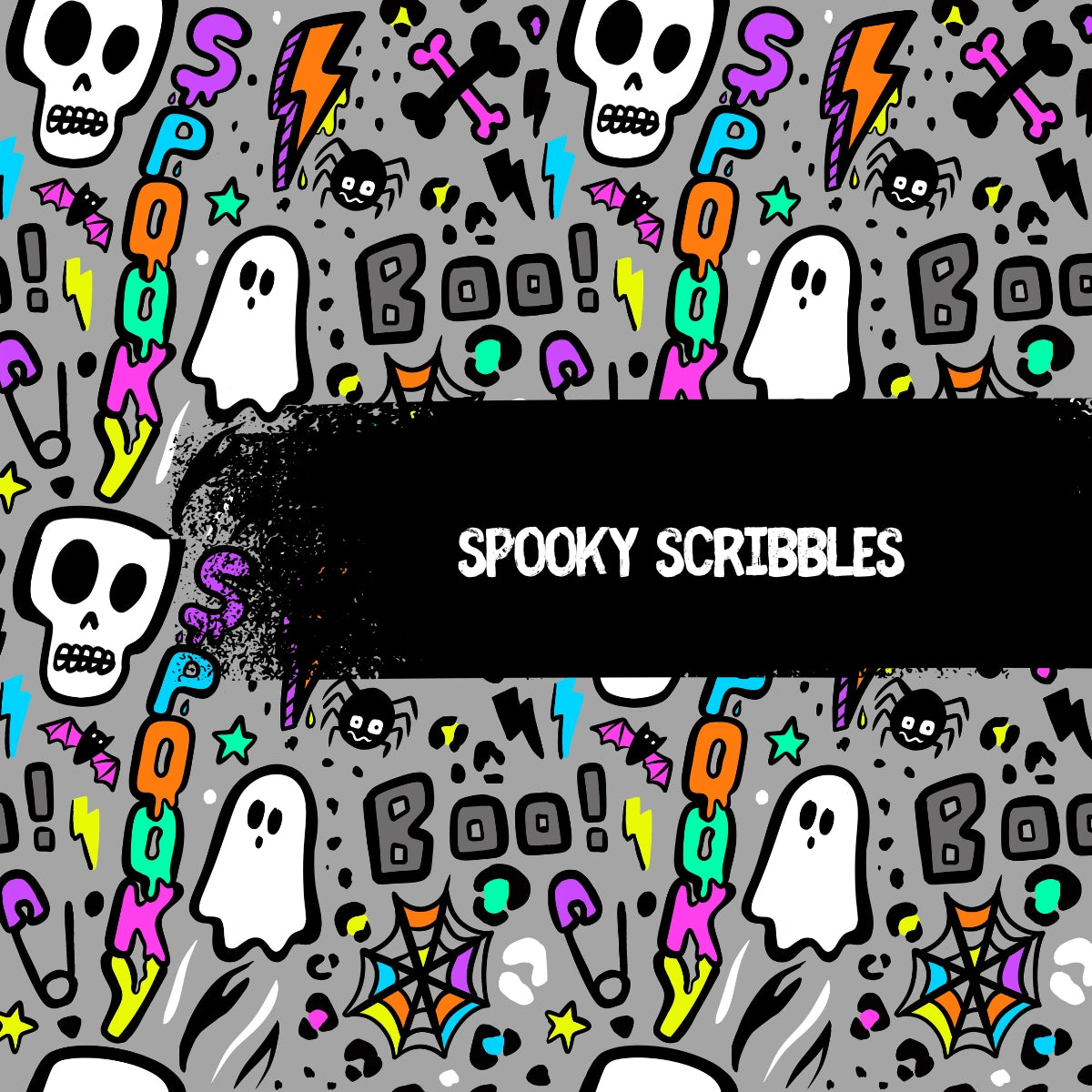 Basic leggings - Autumn Spells - Spooky Scribbles - Leggings