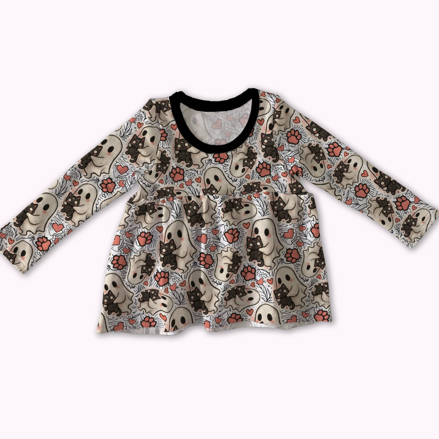 Peplum top - Autumn Spells - Ghostly Purrs