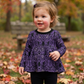 Peplum top - Autumn Spells - Midnight Bats