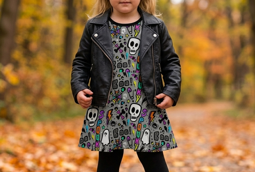 Dress - Autumn Spells - Spooky Scribbles - Dress