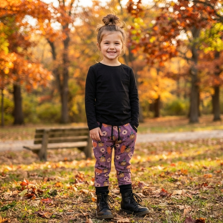 Joggers w/ Pockets - Autumn Spells - Toadstool Tales